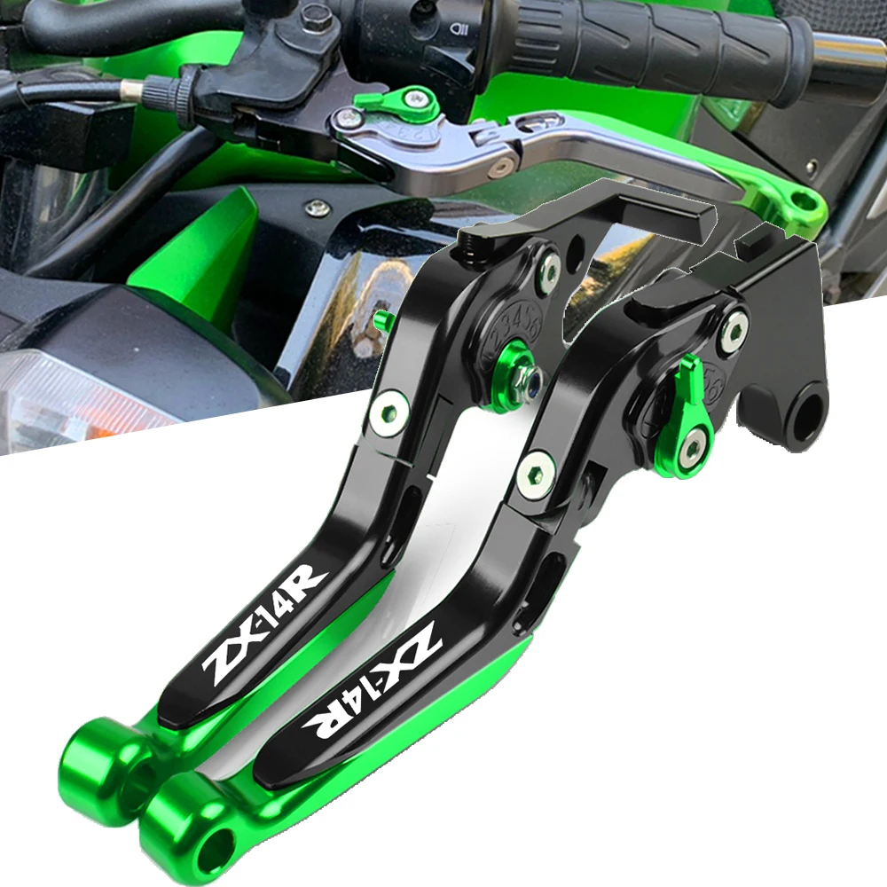 

ZX14R Motorcycle CNC Brake Clutch Lever Folding For KAWASAKI ZX14R ZX 14R 2006-2016 2015 2014 2013 2012 2011 2010 2009 2008 2007
