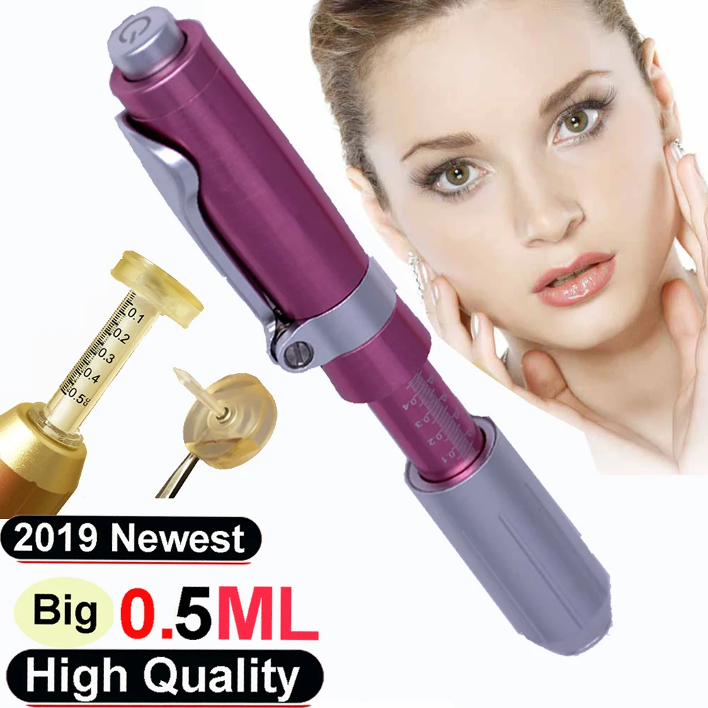 0.5hyaluron Pen kits Пистолет с гиалуроновой кислотой высокого давления, обновление, бесшумная Регулируемая кислотная ручка для защиты от морщин/подъема губ, распылитель гиалурона, ручка, пистолет - Номер модели: 0.5hyaluron Pen kits