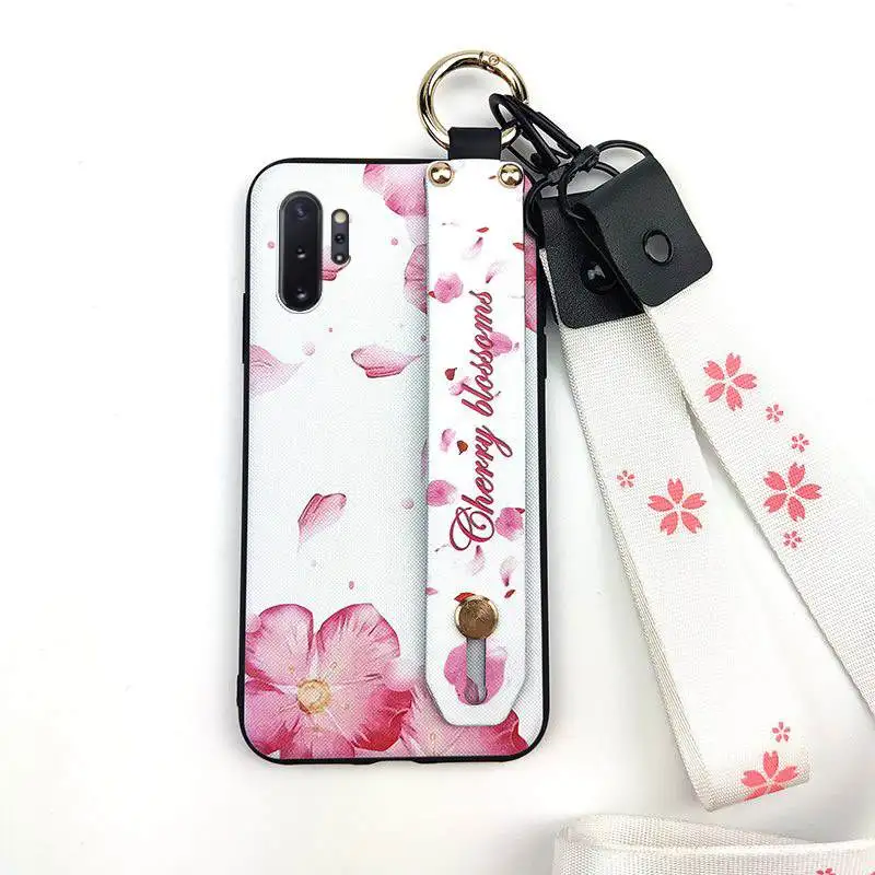 

Flower Soft Phone Case For Samsung Galaxy Note10 pro/Note10+/Note10 Plus Phone Holder Silicone