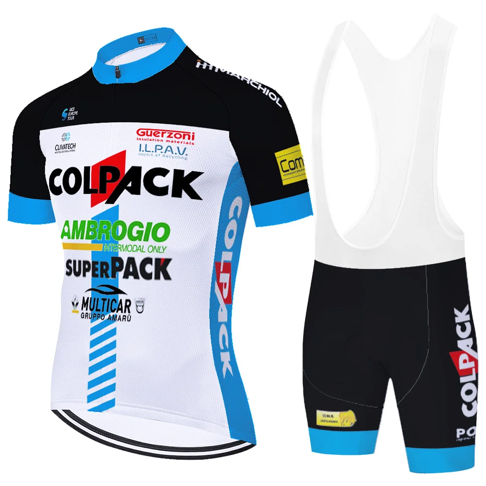 Командный Colpack Велоспорт Джерси 2020 Испания велосипедные шорты 20D гелевые летние