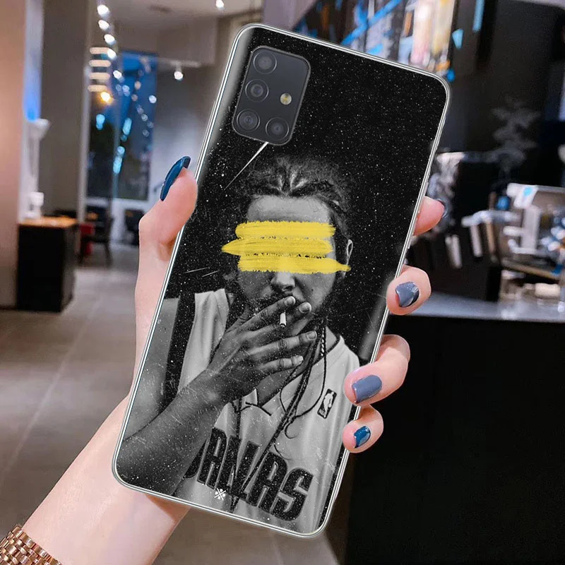 Чехол для телефона Samsung Galaxy A71 A21d A31 A40 A20r A32 A52 A72 A41 A11 A12 A50 A70 Post Malone Beerbongs прозрачные