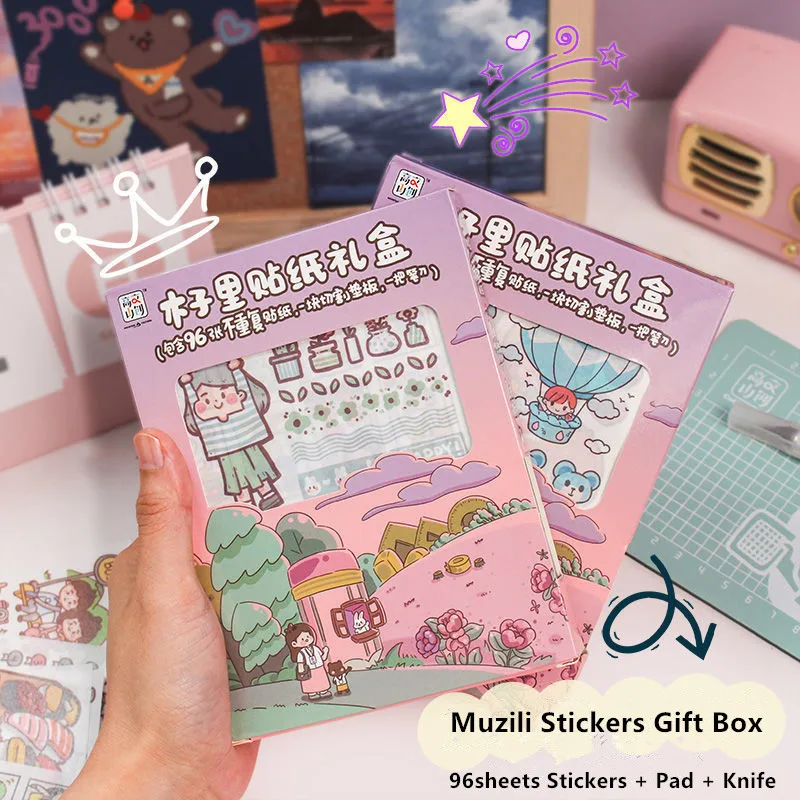 Anime Sticker Children's Stickers Cute Stickers Japanese Kawai Decoration Scrapbooking Decor Stickers Anime Washi Stickers