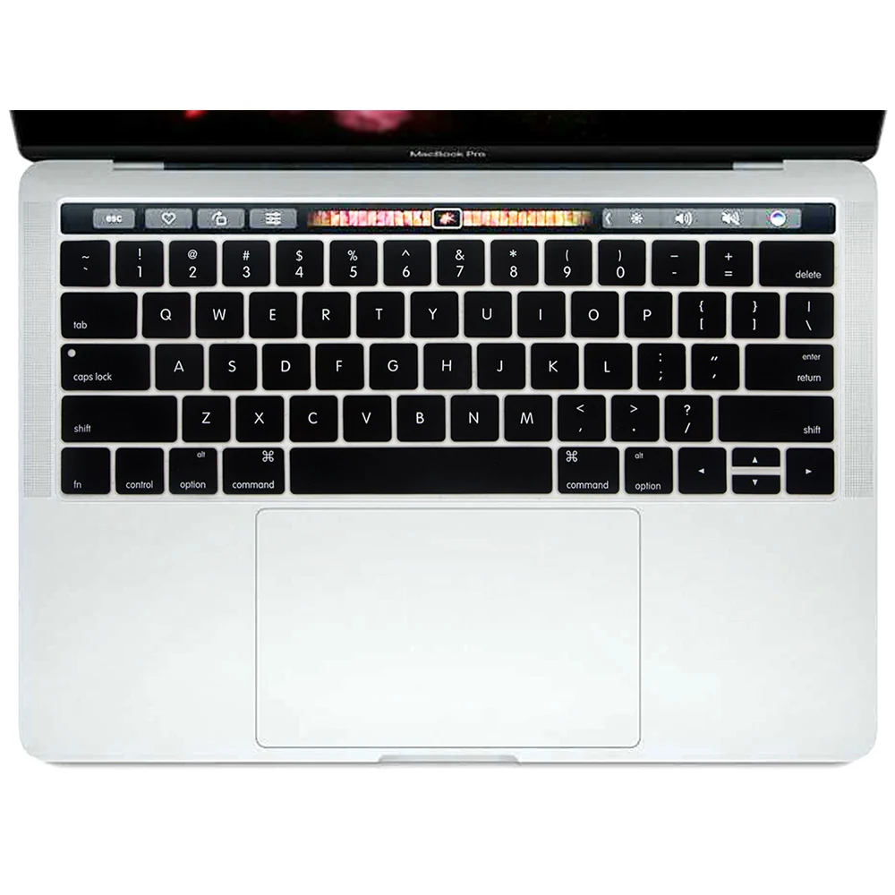 Английская американская Защитная пленка для клавиатуры для Macbook Pro 13,3 A1706 A1989 и 15,4 дюймов A1707 A1990 с сенсорной панелью
