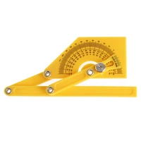 1pc new useful plastic goniometer angle finder miter gauge arm woodworking measuring ruler hand tool