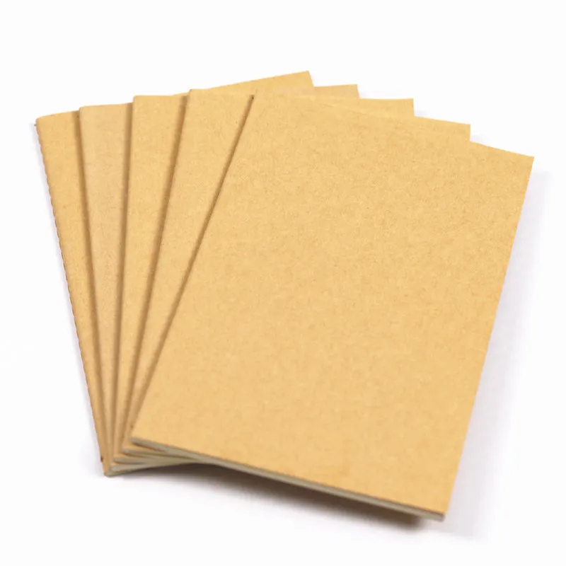 5 шт./лот школьные тетради страница в полоску крафт бумага дневник школьный и