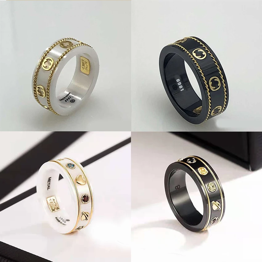 

silver jewelry 925 ceramics Rings for women charm personality fashion jewelry 2021 trend new pendientes unusual Gifts For Women