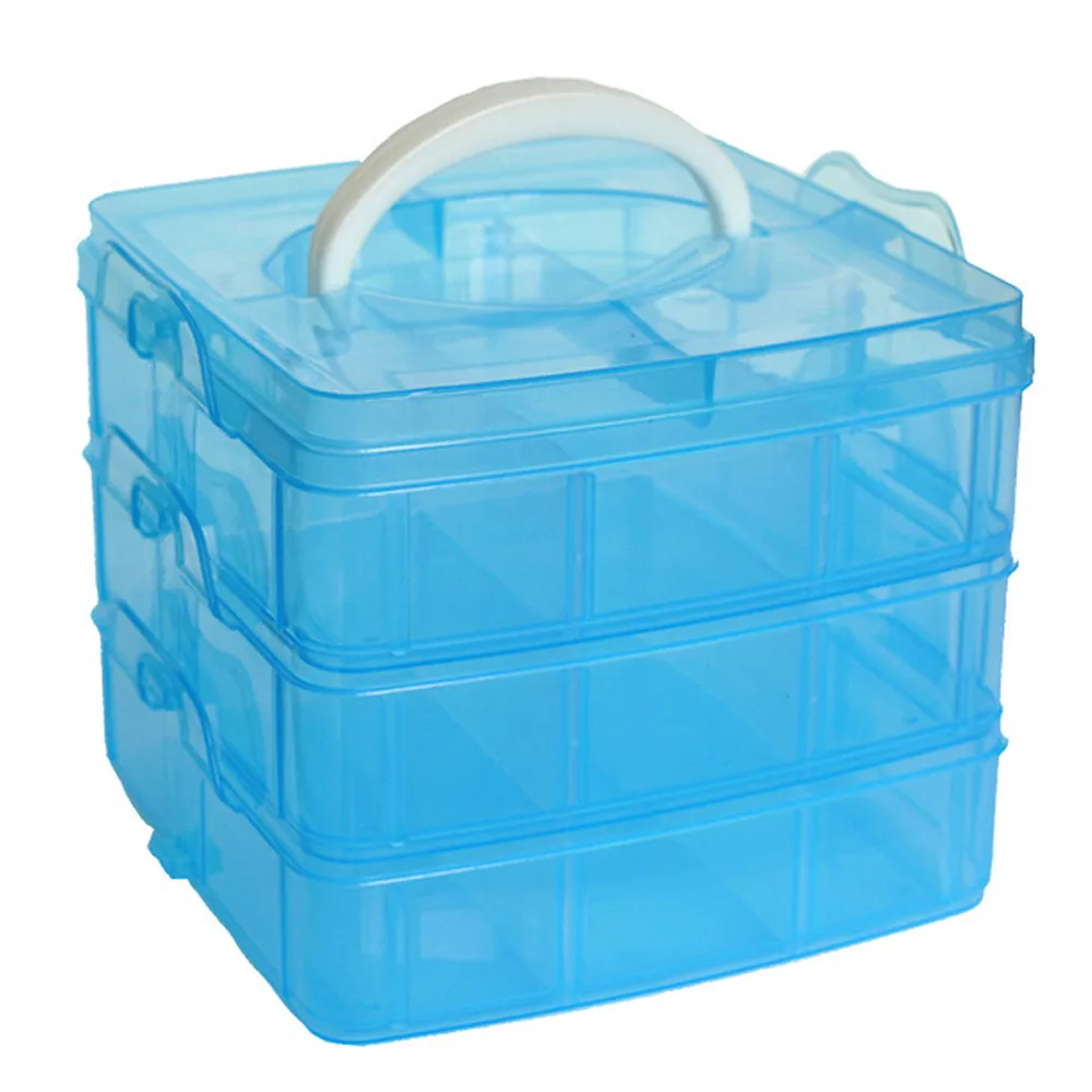 

Plastic Jewelry Beads Accessories Storage Boxs Case Jewelry Display Beads Earring Making Organizer Container Bead Storage Box
