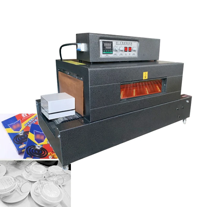 

Термоусадочная упаковочная машина PBOBP для пищевых продуктов, полуавтоматические герметики из нержавеющей стали, упаковочная машина для термоусадочной пленки