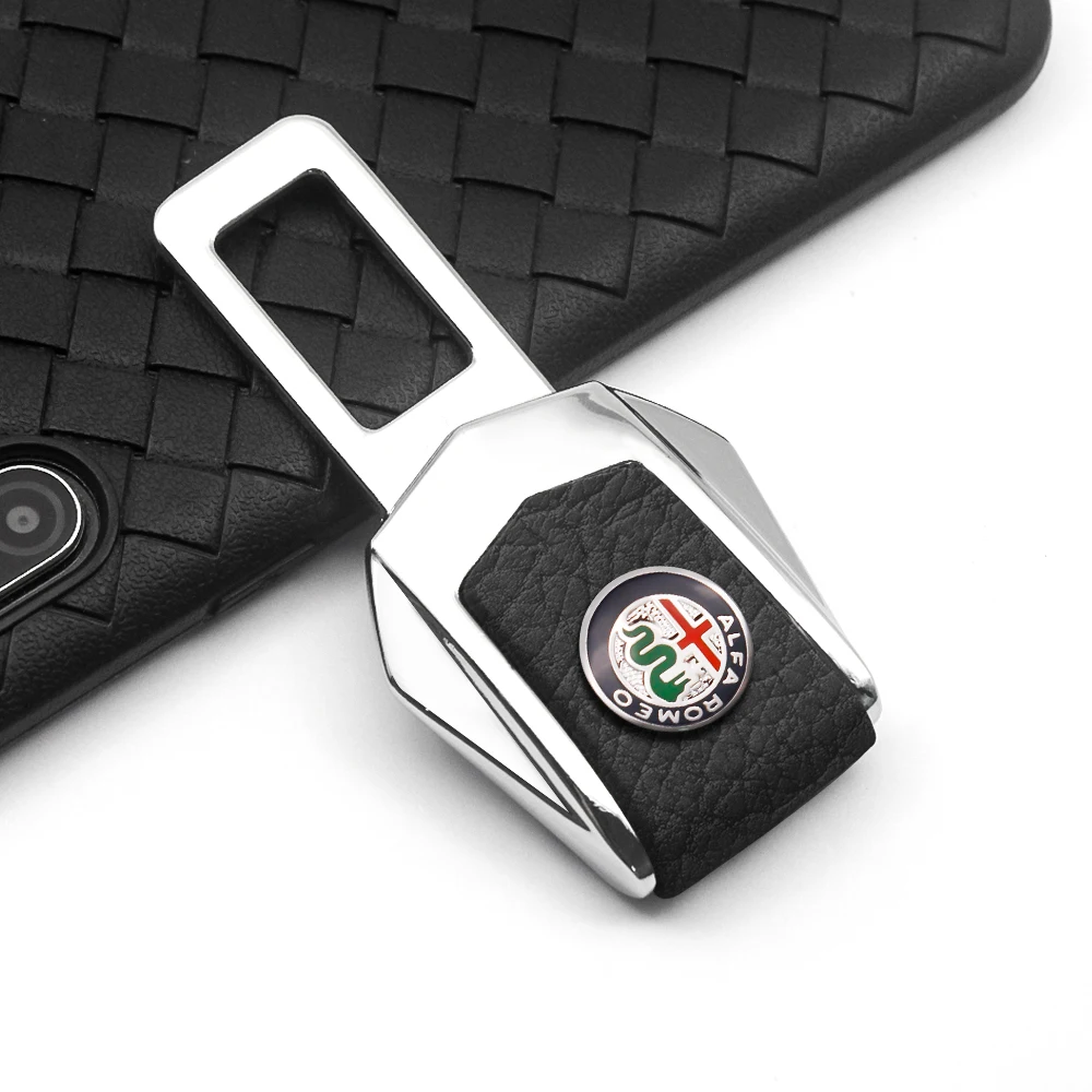 

1PCS Car Seat Belt Cover Clip Safety Belts Plug Car Accessories For Alfa Romeo Italy Mito 147 156 159 166 Giulietta Spider