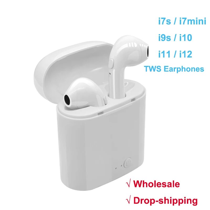 I12 I11 I9S i7s tws Bluetooth наушники беспроводные с сенсорным управлением 3D объемный звук