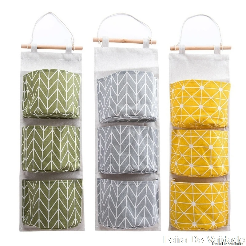 

Art Door Debris Storage Bags Multi-layer Pocket Cloth Hanging Type Cotton and Linen Waterproof Cn(origin) Canvas