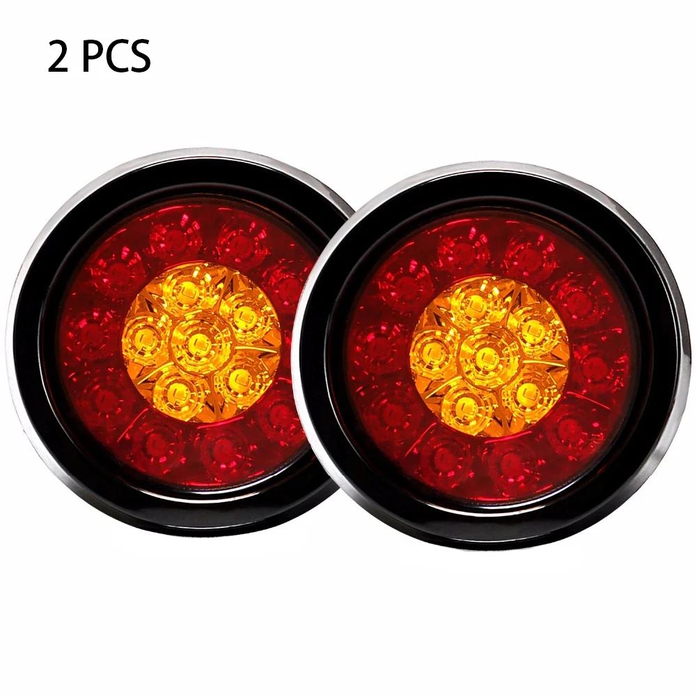 Задний фонарь для грузовика 4 дюйма с резиновой втулкой 2 шт. | Автомобили и
