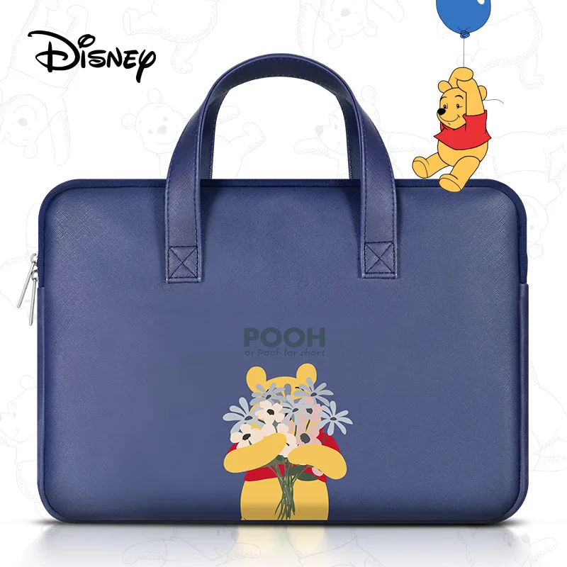 

Disney Pooh Bear cute computer liner bag macbook handbag matebook 13 inch 14 inch lady briefcase macbook air pro 13 case