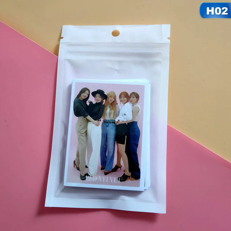 

16Pcs/set KPOP Red Velvet Girls Album HD Photo Card PVC Cards Self Made LOMO Card Photocard