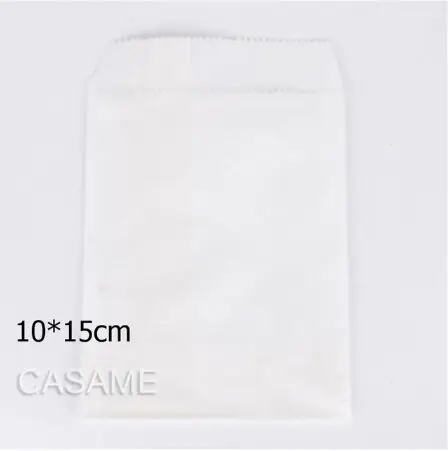 white Маленькие лакомые сумки 15 см x 10 см 50 шт шеврон в горошек Цветочная композиция бумажный мешок для попкорна продукты питания безопасный подарок на день рождения бумажные подарочные пакеты - Цвет: white