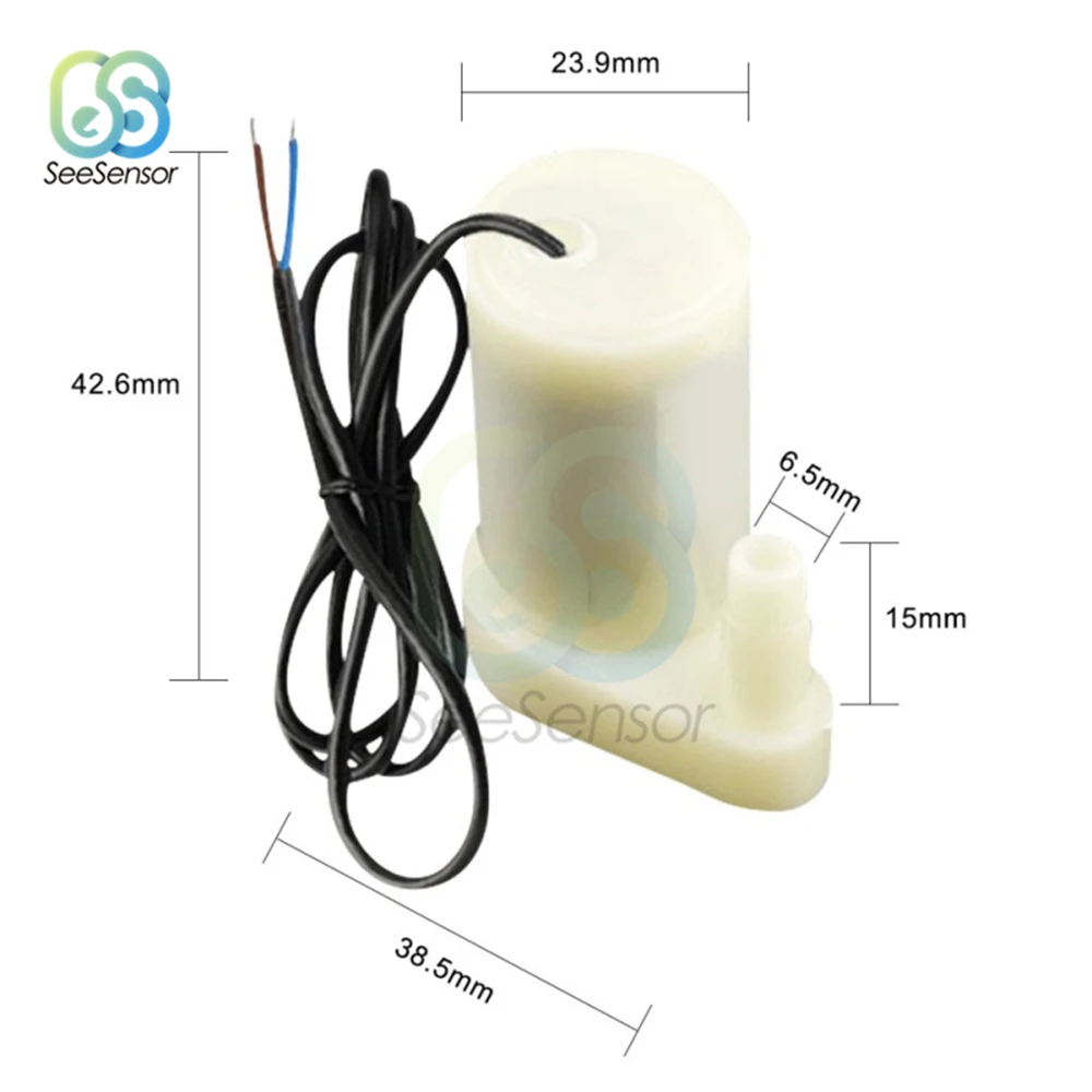 Микро погружной водяной насос постоянного тока низкий уровень шума бесщеточный