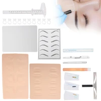 professional permanent complete microblading tattoo practice makeup beauty tools kit for eyebrow lenses line lips tattoo 1 set