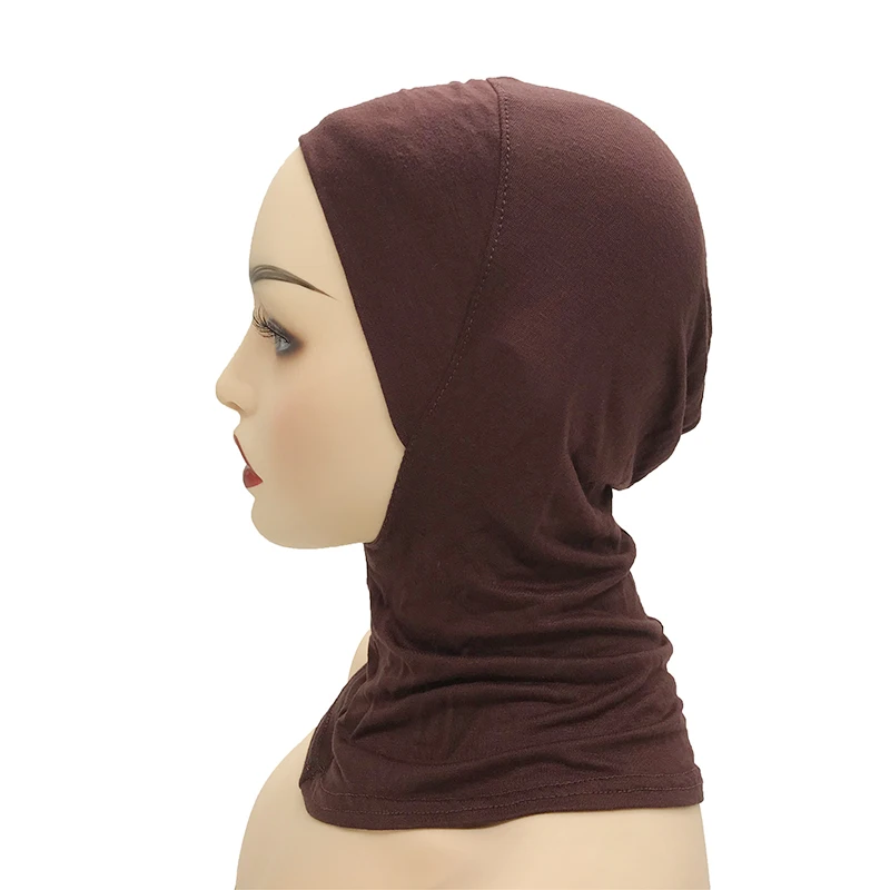 1PCS New Adjustable Modal Foulard Soft Muslim Full Cover Inner Hijab Elastic Women Turban Cap Bandana Neck Head Scarf Bonnet Hat |