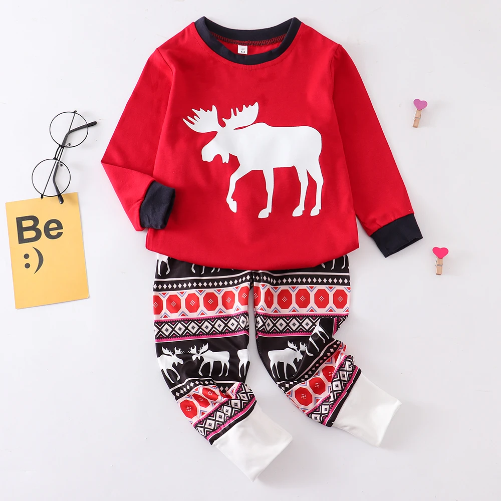 

Family Christmas Pajamas Set Warm Adult Kids Girls Boy Mommy Sleepwear Mother Daughter Clothes Dropship Matching Family Outfits