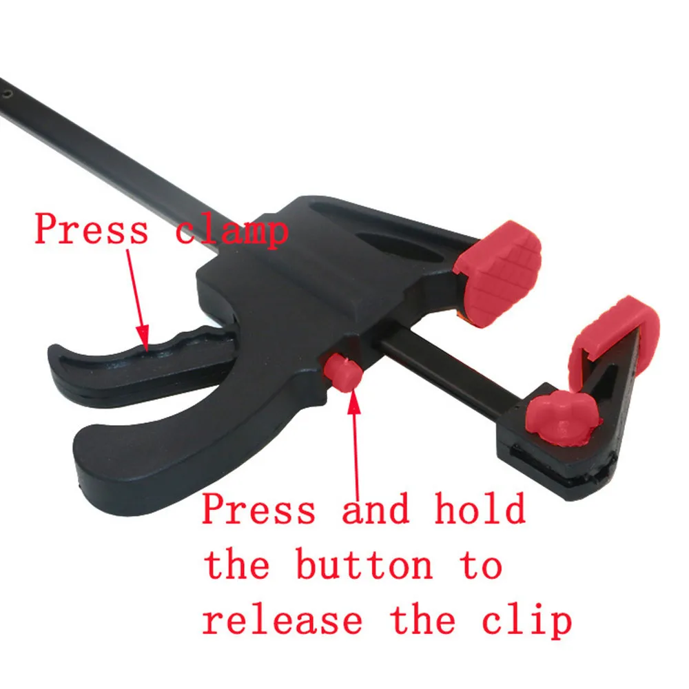 4 дюйма Быстрый Ratchet выпуск Скорость Squeeze деревообрабатывающие светодиодный свет