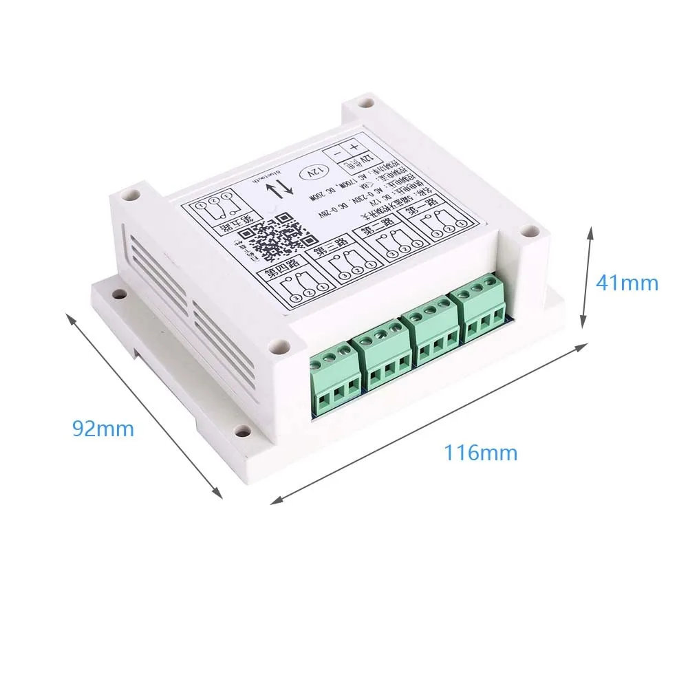 

5 Channel Wireless Bluetooth Relay 12V APP Control 5 Bit Self-locking/Momentary Switch Timer Delay Controller Module