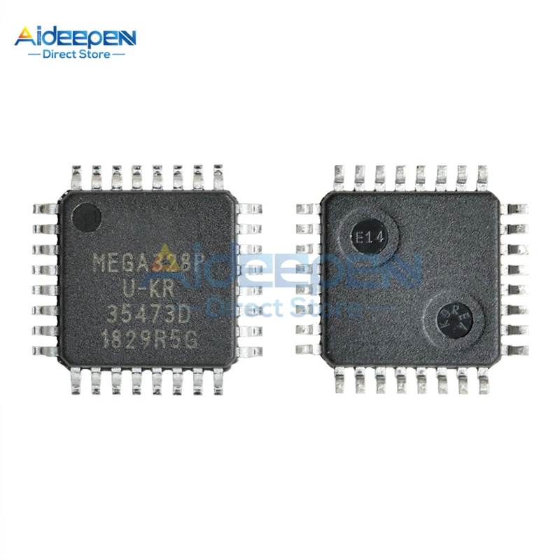 

ATMEGA328 ATMEGA328P ATMEGA328P-AU ATMEGA328P-UATMEL TQFP32 QFP MEGA328-AU SMD, 1 шт., новый Оригинальная микросхема