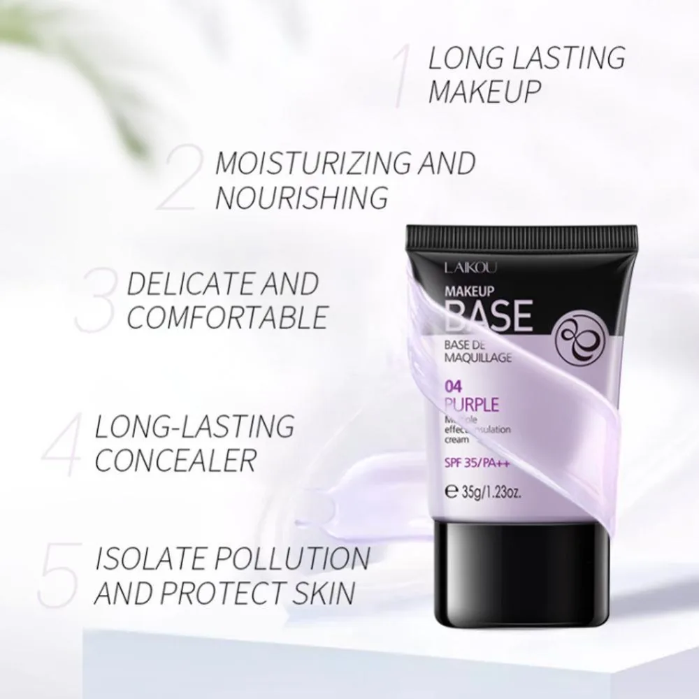 Разглаживающий ПРАЙМЕР БАЗА под макияж невидимые поры осветляет тусклый цвет кожи отбеливающий крем против морщин покрытие Макияж BB крем
