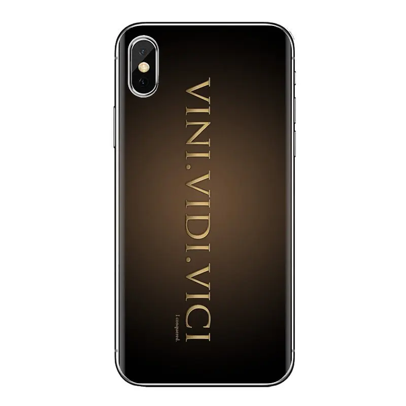 Силиконовые чехлы для Xiaomi Redmi 4 3 3S Pro mi 4i 4C 5 5s Max Note 2 Veni Vidi Vici I Was conqured |