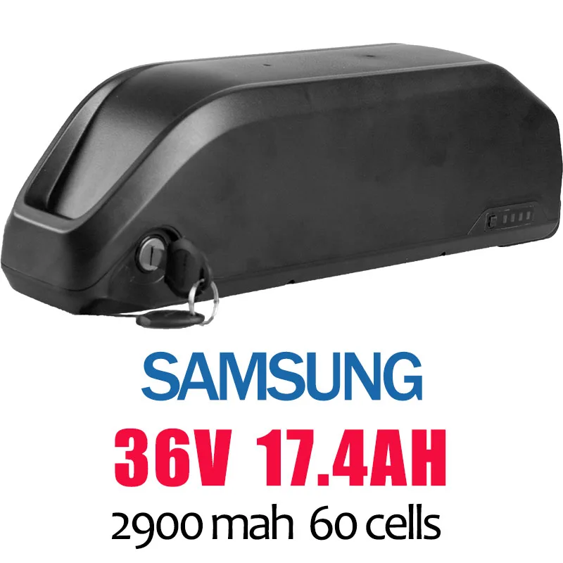 36V17.4AH Электрический велосипед 36 В 10,4-31,5 Ач SAMSUNG LG ячейка литиевая батарея для 8FUN Mid привод двигателя BBS02 литий-ионная батарея Ebike аккумулятор чехол - Цвет: 36V17.4AH