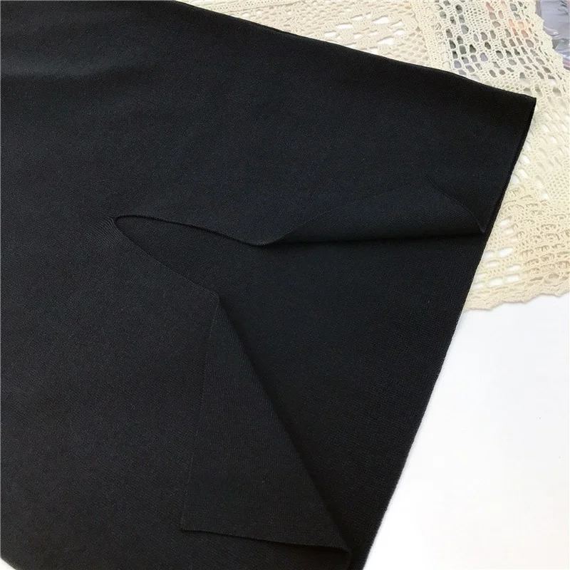 

Women Sweater Knit Dresses Basic Black Sexy Club Casual Holiday Sleeveless Robes Vestidos Summer Beach Japanese Korean Lady ins