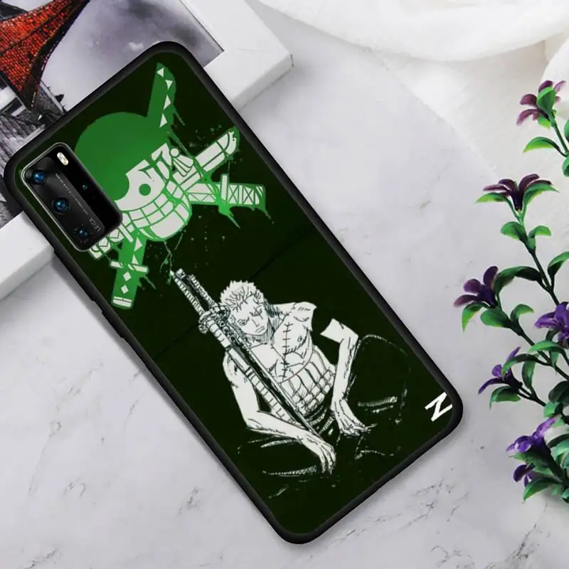 

Roronoa Zoro Phone Case For Huawei Mate 9 10 20 30 40 X Pro Lite Cover