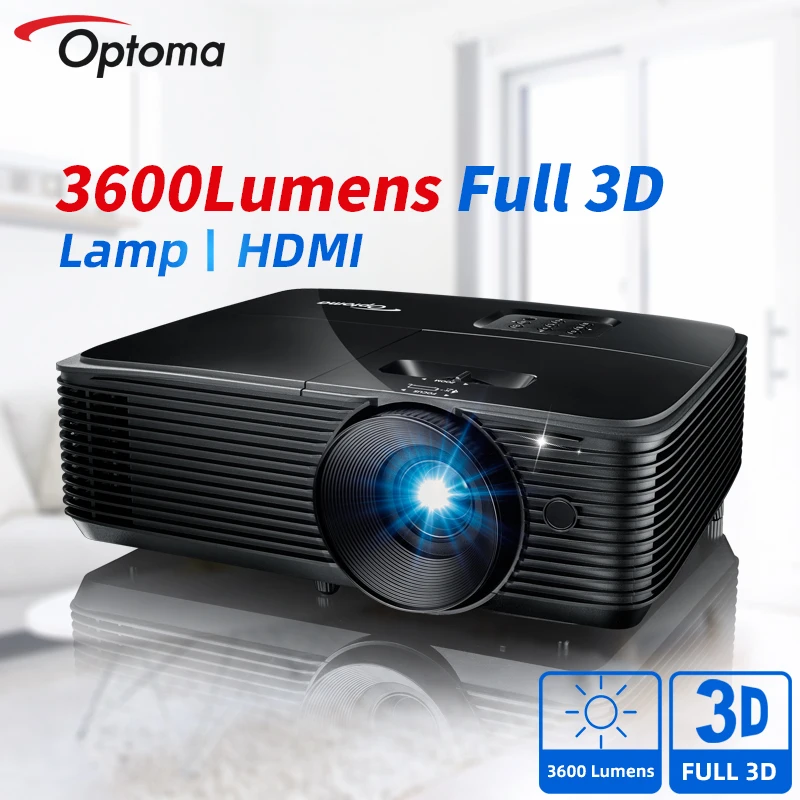Профессиональный проектор Optoma DLP видео для бизнеса и образования Blu-Ray 3D офиса