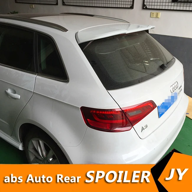 

Спойлер для Audi A3 2014-2018, спойлер для хэтчбека Audi A3, высококачественный АБС-пластик, цвет заднего крыла автомобиля