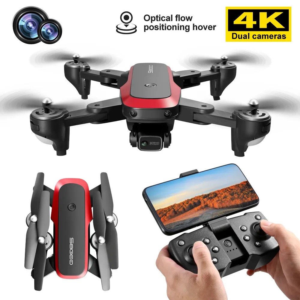 

RC Big Drone 4K Dual Camera 360° Rollover Trajectory Flight WIFI FPV Aerial Photography Helicopter Foldable Quadcopter Dron Toys