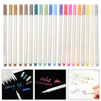 20 colorsset premium acrylic pens marker pens paint pen write on stones glass for drawing manga art supplies