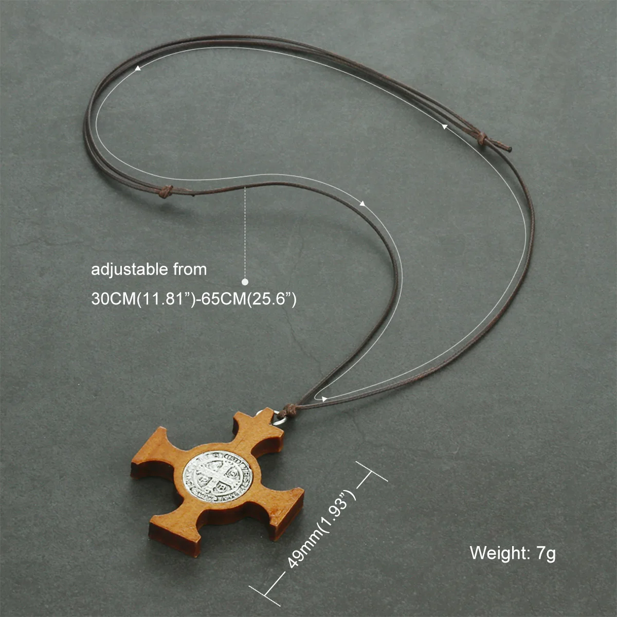 Католический деревянный Санкт медаль Бенедикта крест подвески религиозная