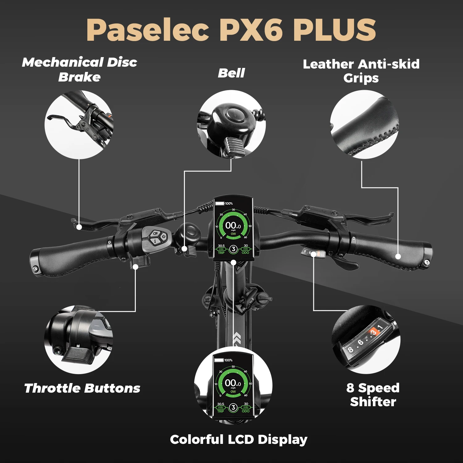 Bestellen Faltbare Paselec Elektrische Fett Reifen Fahrrad PLUS Faltrad 20