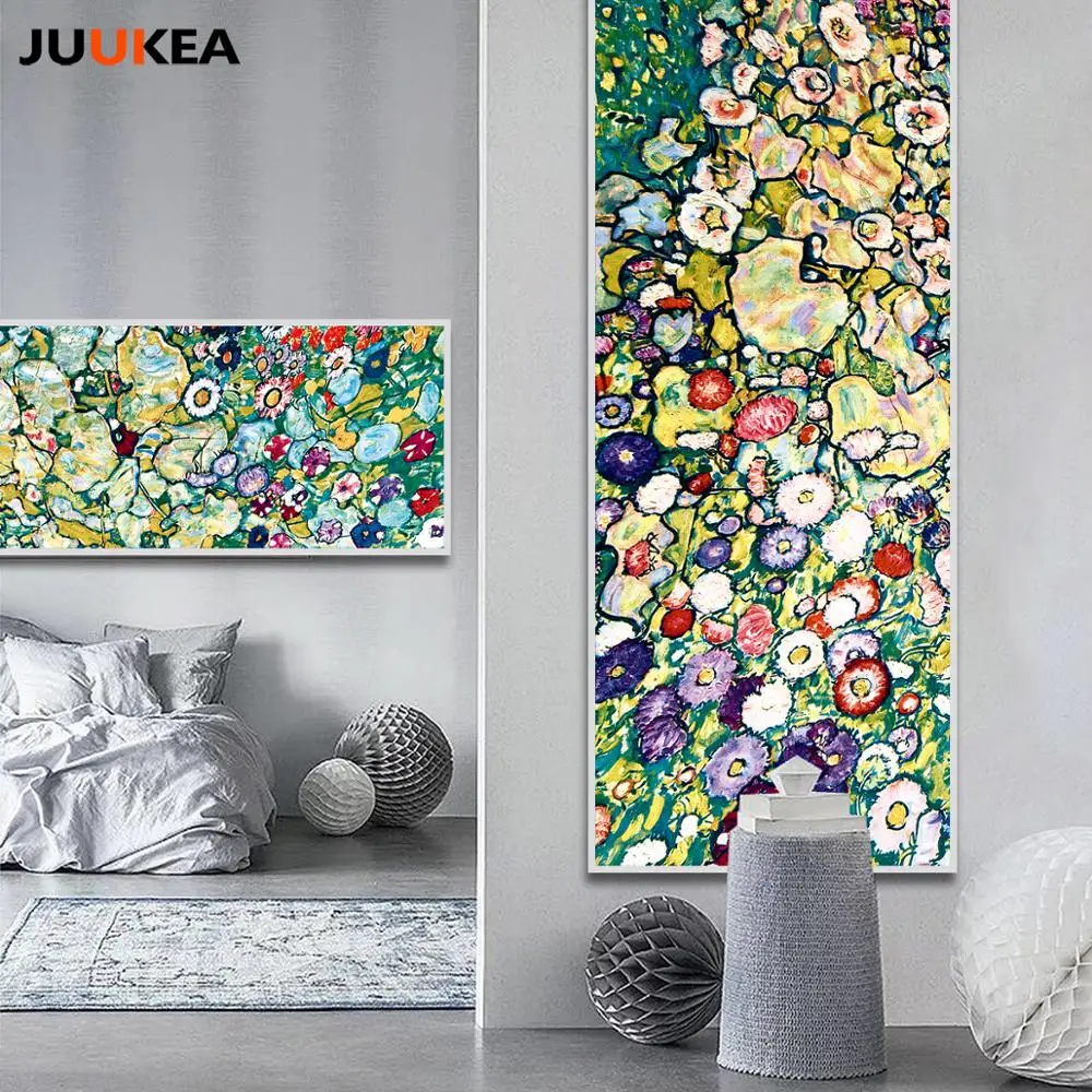 Классический художественный постер Gustav Klimt Grow абстрактная картина маслом