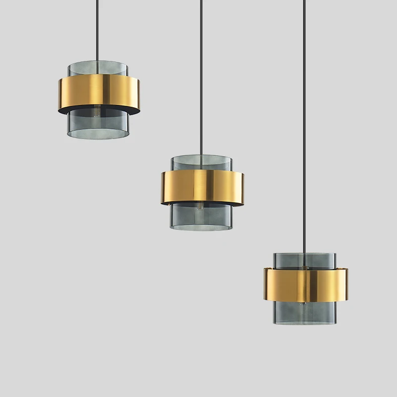 Скандинавский роскошный маленький подвесной светильник для спальни простой