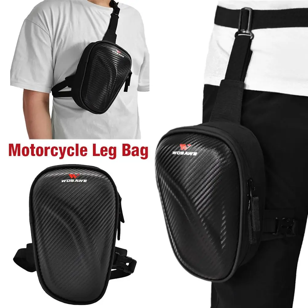 Multifunction Motorcycle Drop Leg Bag Waterproof Anti-fall Hard Shell Outdoor Men Casual Waist Biker Moto |