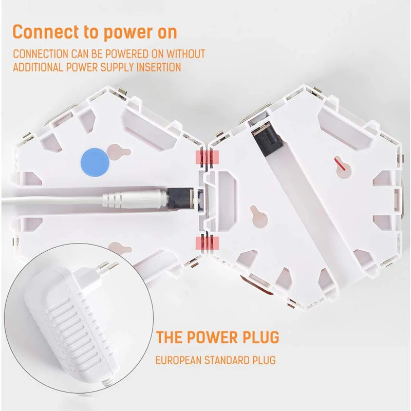 Настенный сенсорный выключатель для ЕС и США креативный сотовый чувствительный