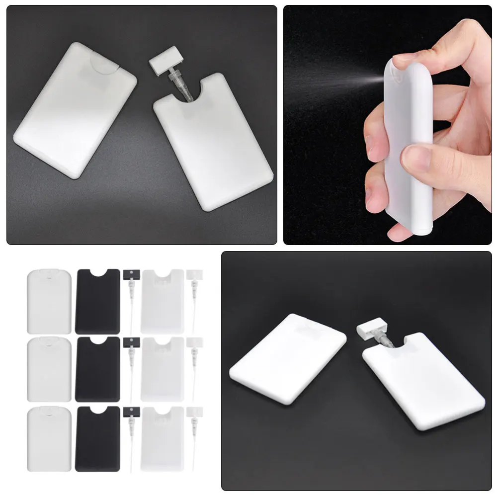 

15pcs 20ml Cardcase Shape Perfume Spray Bottle Refillable Fine Mist Spray Bottle