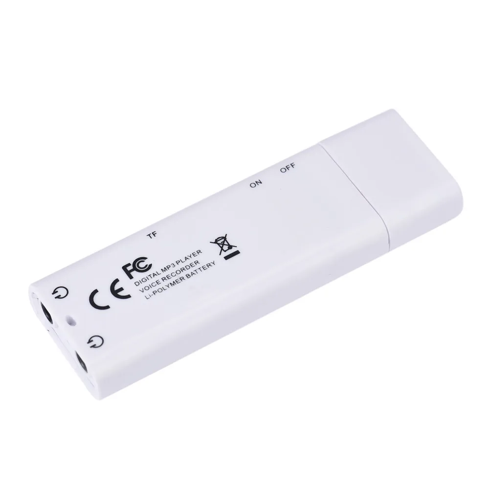 USB mp3-плеер цифровой ЖК-экран поддержка 16 ГБ TF-карты и U-диск MP3 с микрофоном белый