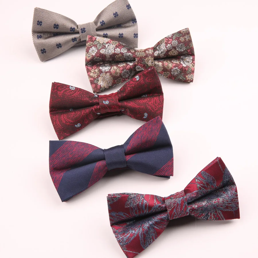 

Adult Bowtie for Mens Suit Floral Wedding Party Bow Tie Business Party Bowknot Accessories Necktie Cravat