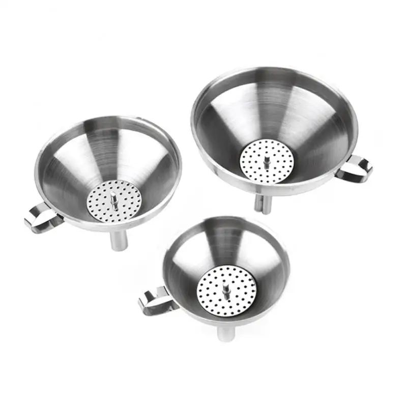 Масляная воронка для жидкости из нержавеющей стали металлическая со съемным