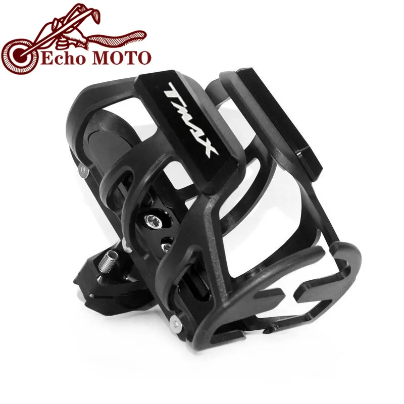 Barato Soporte Para Vasos De Aluminio CNC De Alta Calidad, Jaula Para Botellas Para YAMAHA TMAX500 TMAX530 TMAX560 Tmax Tech Max
