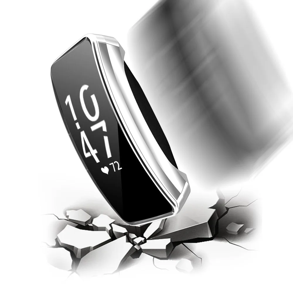 Мягкий чехол из ТПУ Для Fitbit Inspire, 10 цветов, чехол для часов, защита экрана, аксессуары для умных часов, для Fitbit Inspire Hr