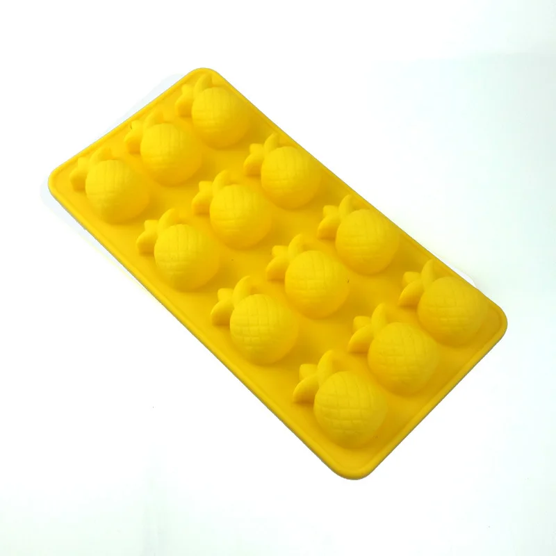 Pineapple k452 Кокосовое дерево кактус ананас черешня Фламинго Форма Силиконовая Форма торт выпечки инструменты Diy лоток для льда шоколадные кондитерские формы k451 - Цвет: Pineapple k452