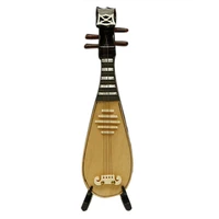 hot sale miniature pipa model with stand and case mini lute mini musical instrument ornaments chinese traditional gifts