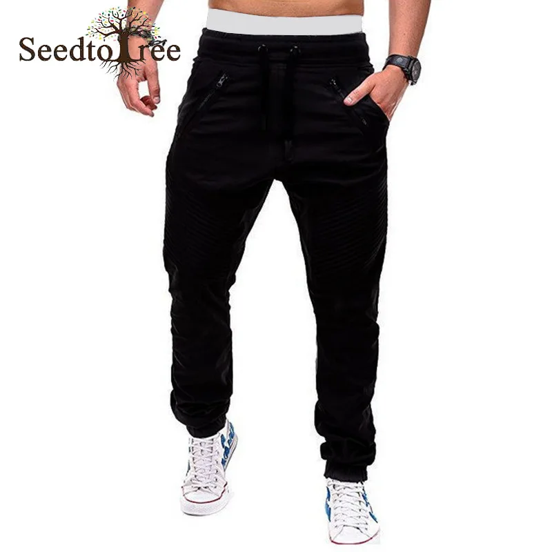 

Spring and Autumn Men's Casual Pants Loose Sweatpants Workwear Beaming Pants Harem Pants